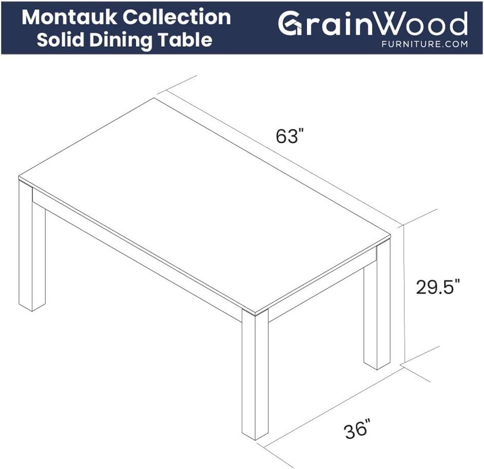 Montauk Solid Wood Dining Table