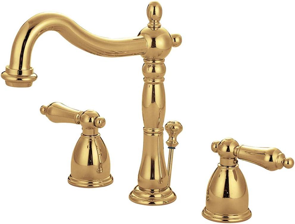 Heritage Widespread Bathroom Faucet with Drain Assembly