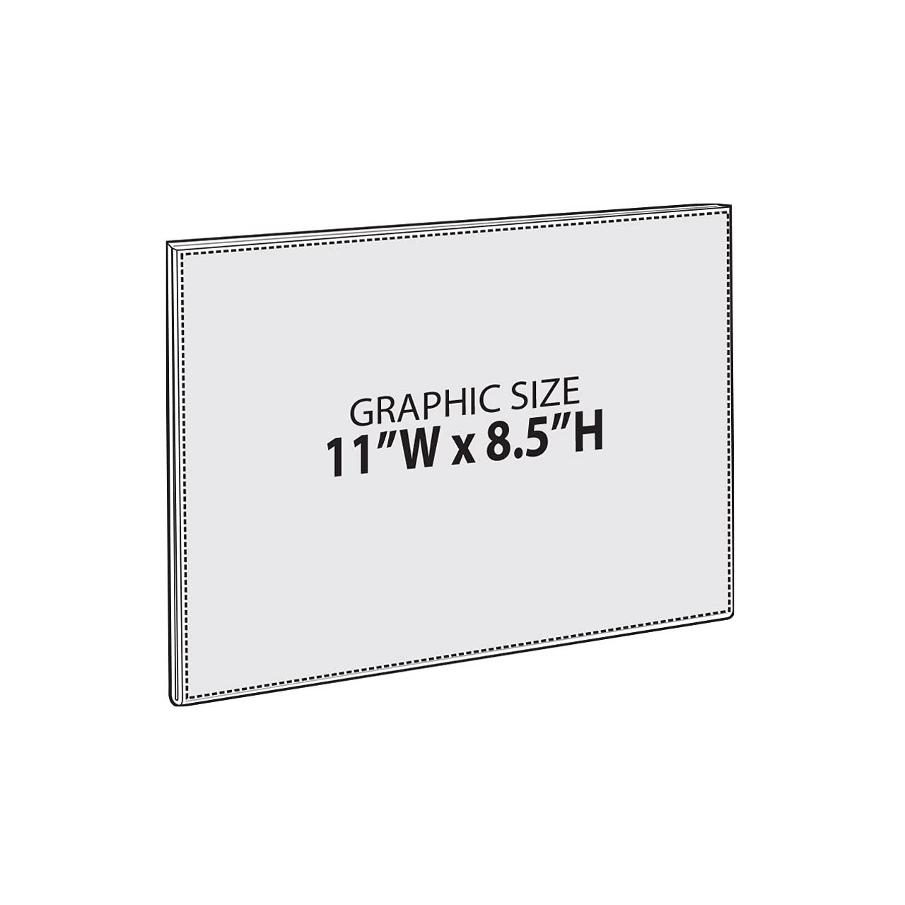 11 in. x 8.5 in. Wall Frame with Magnetic Strip