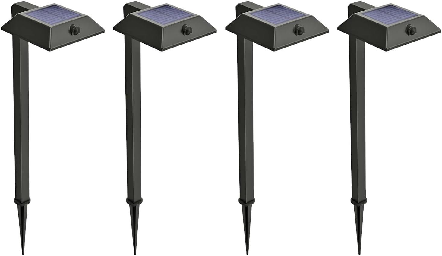 Home Zone Security Low Voltage Solar Powered Integrated LED Pathway Light
