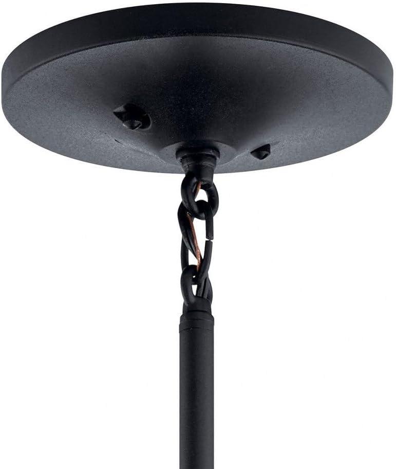 Hampshire 13.25 inch 1 Light Medium Outdoor Pendant/Semi Flush in Textured Black