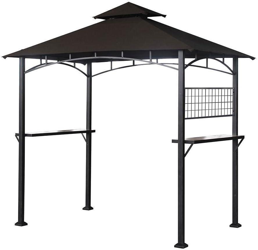 Garden Winds Replacement Canopy Top for the Tile Grill BBQ gazebo, Beige- REPLACEMENT CANOPY TOP COVER ONLY - METAL FRAME NOT INCLUDED