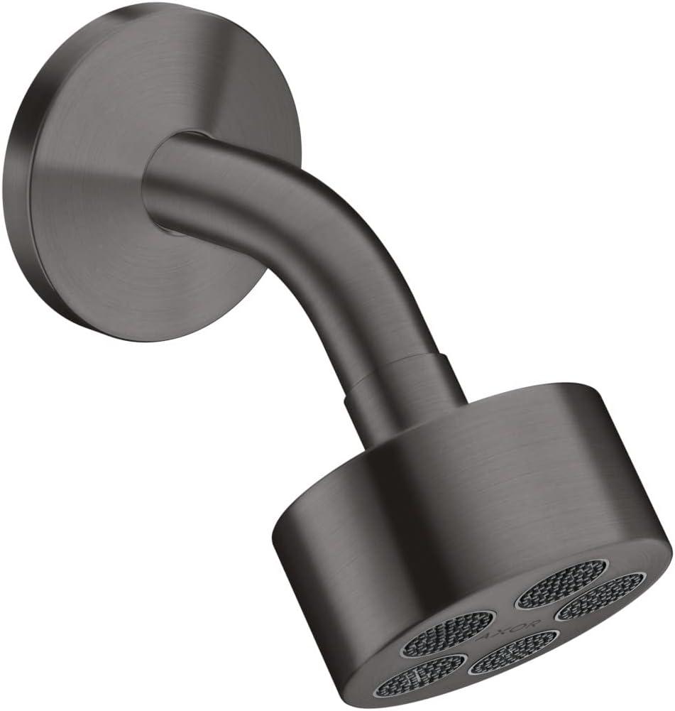 Brushed Black Chrome Modern Rain Showerhead