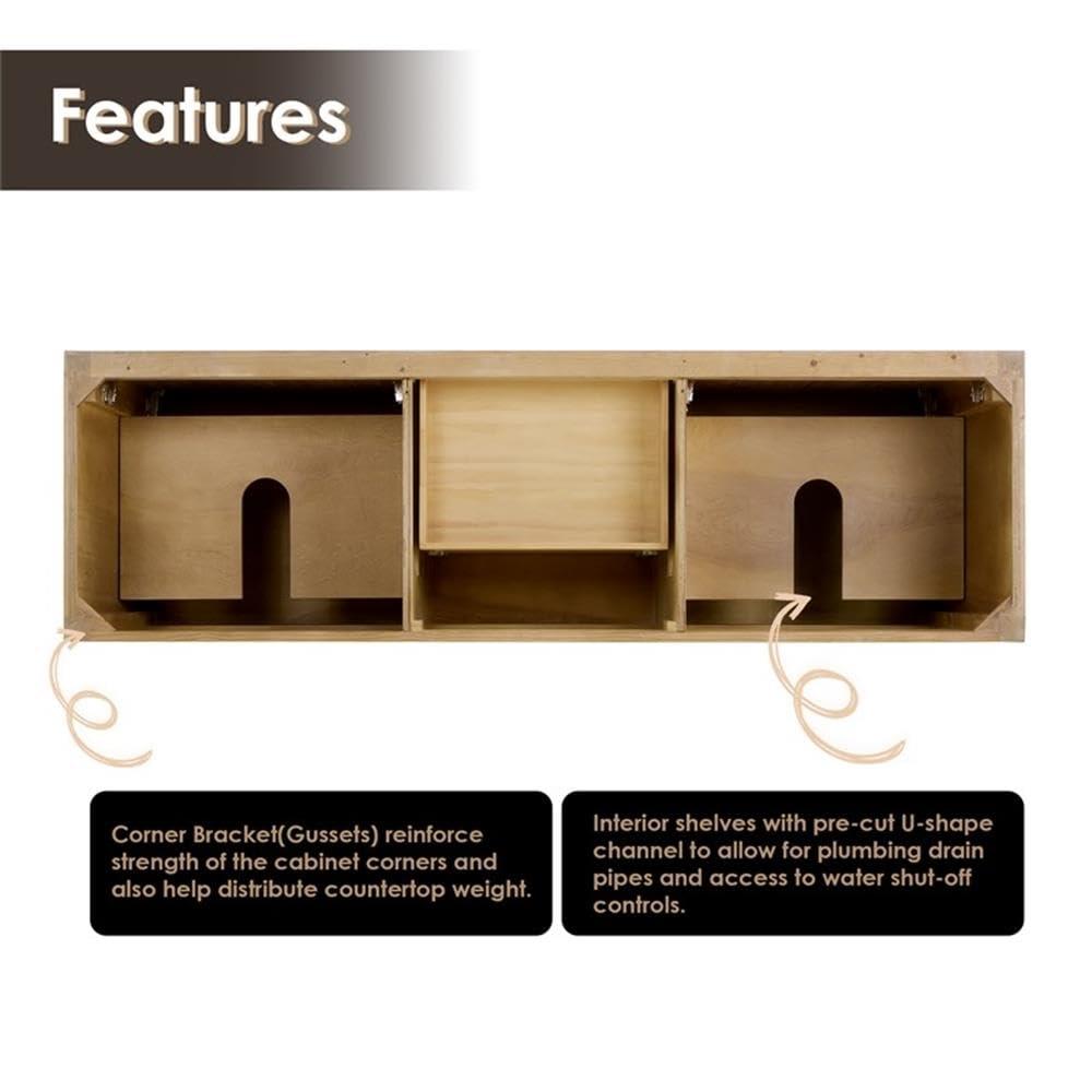 Laurel 71.2" Double Bathroom Vanity Base Only