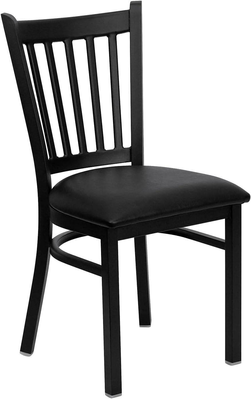 Hercules Prompton Modern Vertical Back Metal Restaurant Chairs by Flash Furniture (Set of 2)