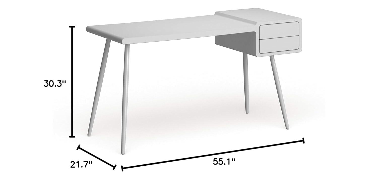 Ferli Desk - FOX2228 - White - Safavieh Couture
