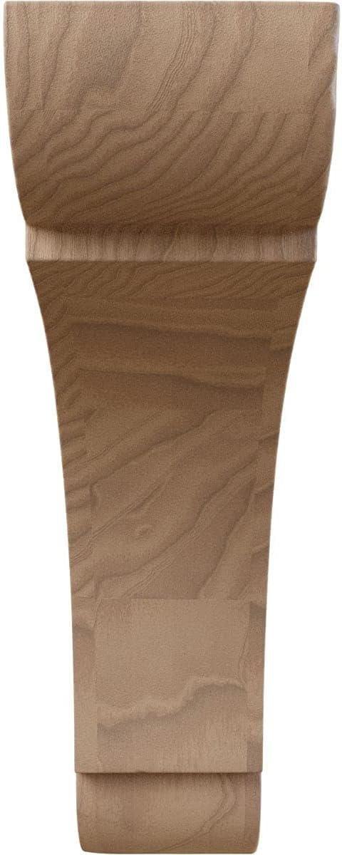 Ekena Millwork 1 3/4"W x 6"D x 6"H Small Olympic Wood Bracket, Mahogany