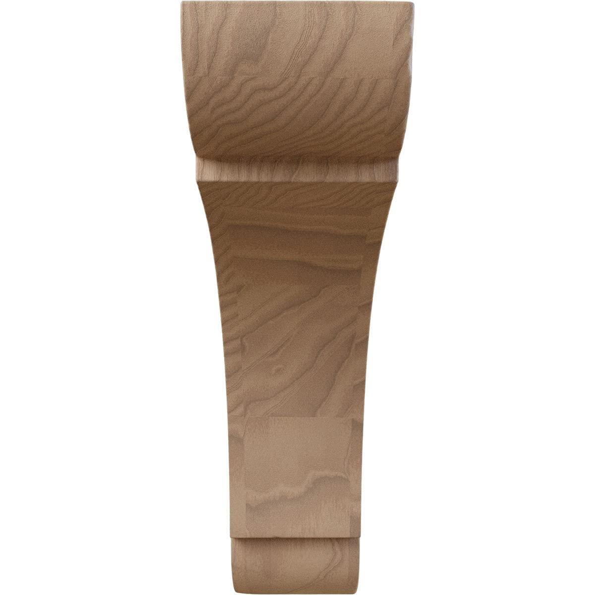 Ekena Millwork 1 3/4"W x 6"D x 6"H Small Olympic Wood Bracket, Mahogany