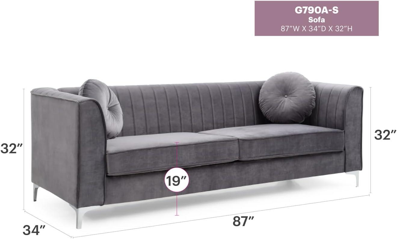 Glory Furniture G790A-S Gray Sofa