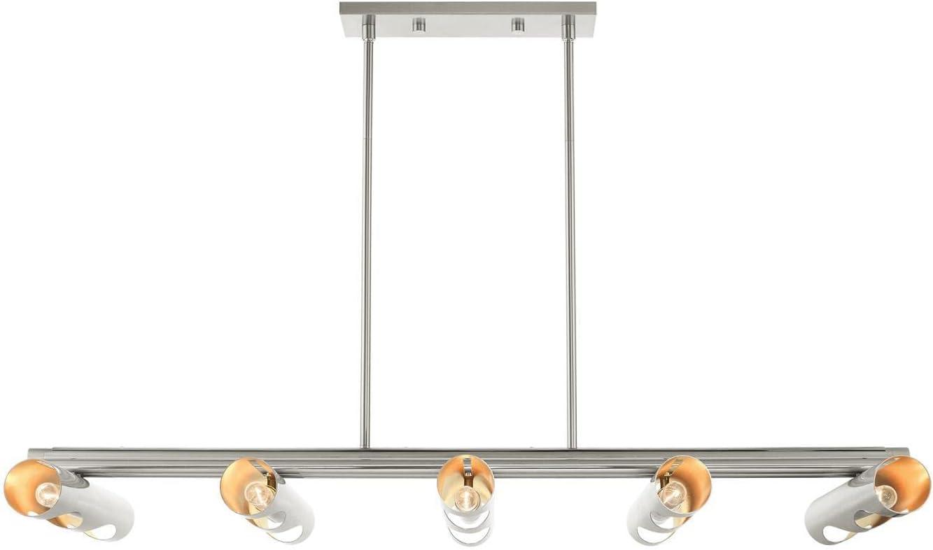 Livex Lighting Novato 10 - Light Chandelier in  Brushed Nickel
