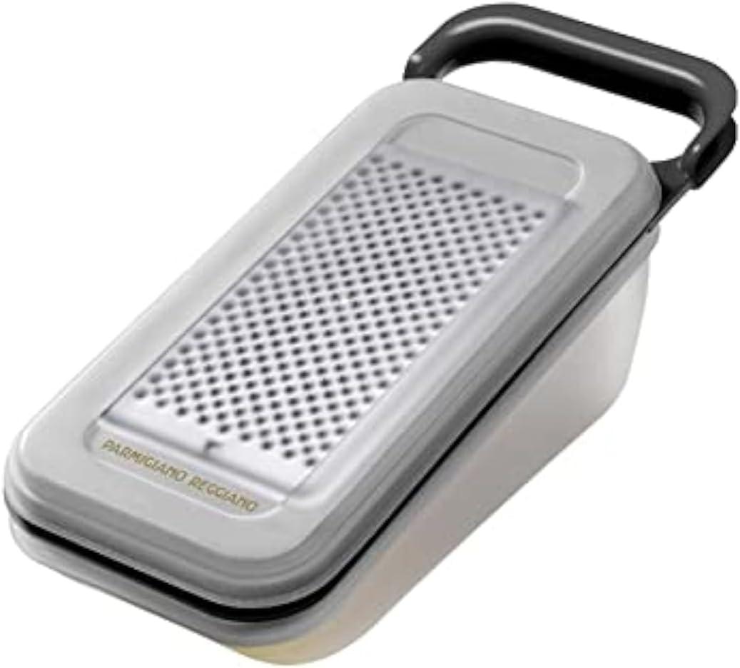 Italian Stainless steel grater with sealed container for cheese