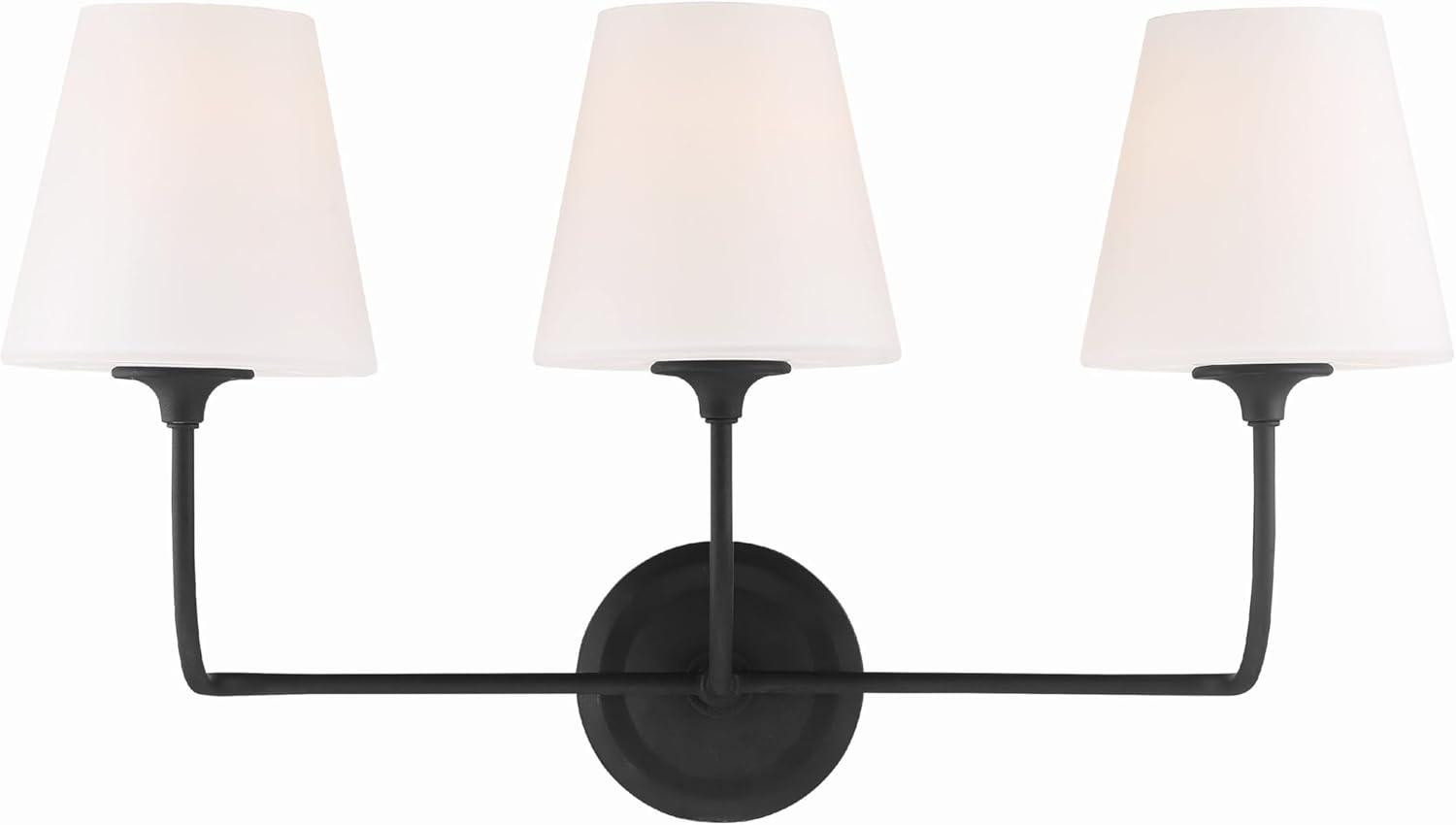 Crystorama Lighting - Bathroom Vanity - Sylvan 3 Light Bath Vanity in Classic
