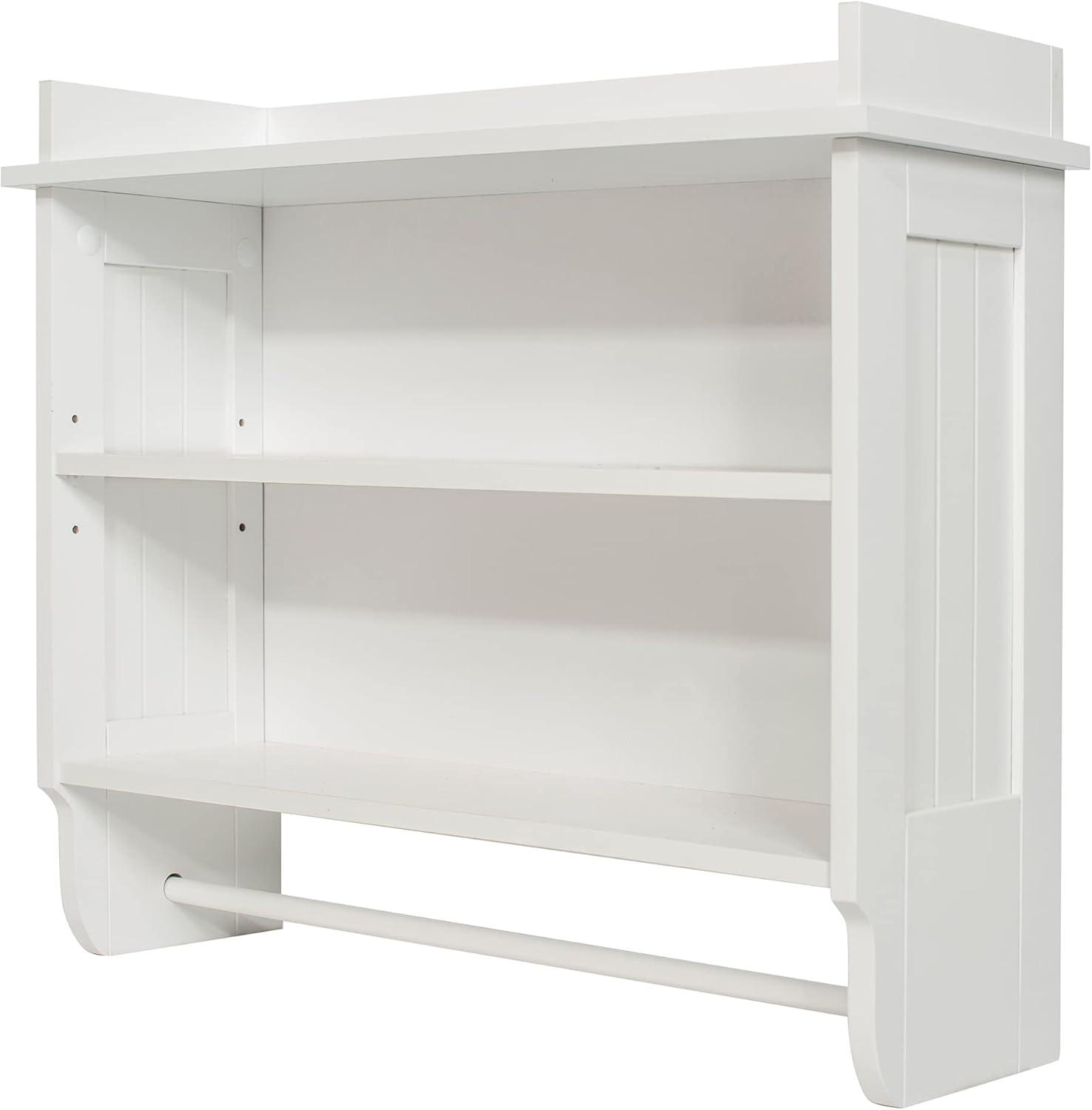 3 Piece Tiered Shelf with Towel Bar