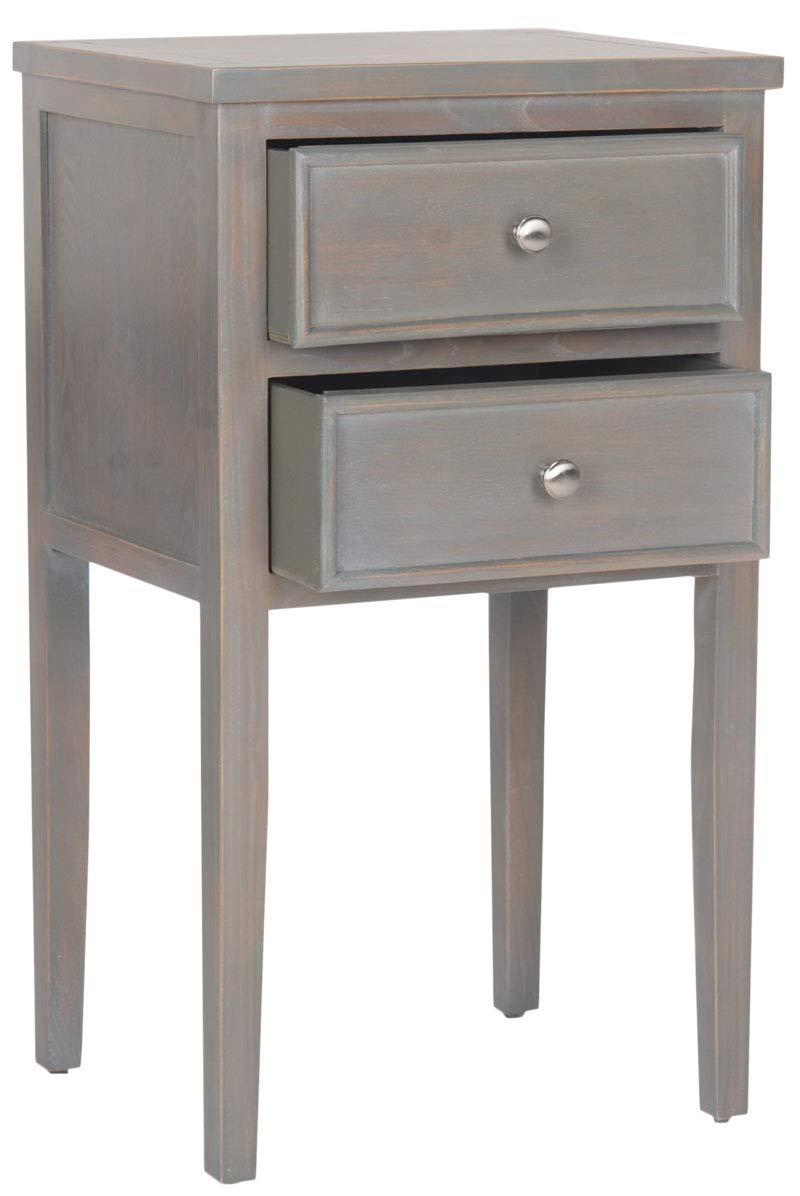 Toby Accent Table with Storage Drawers - Dark Teal - Safavieh.