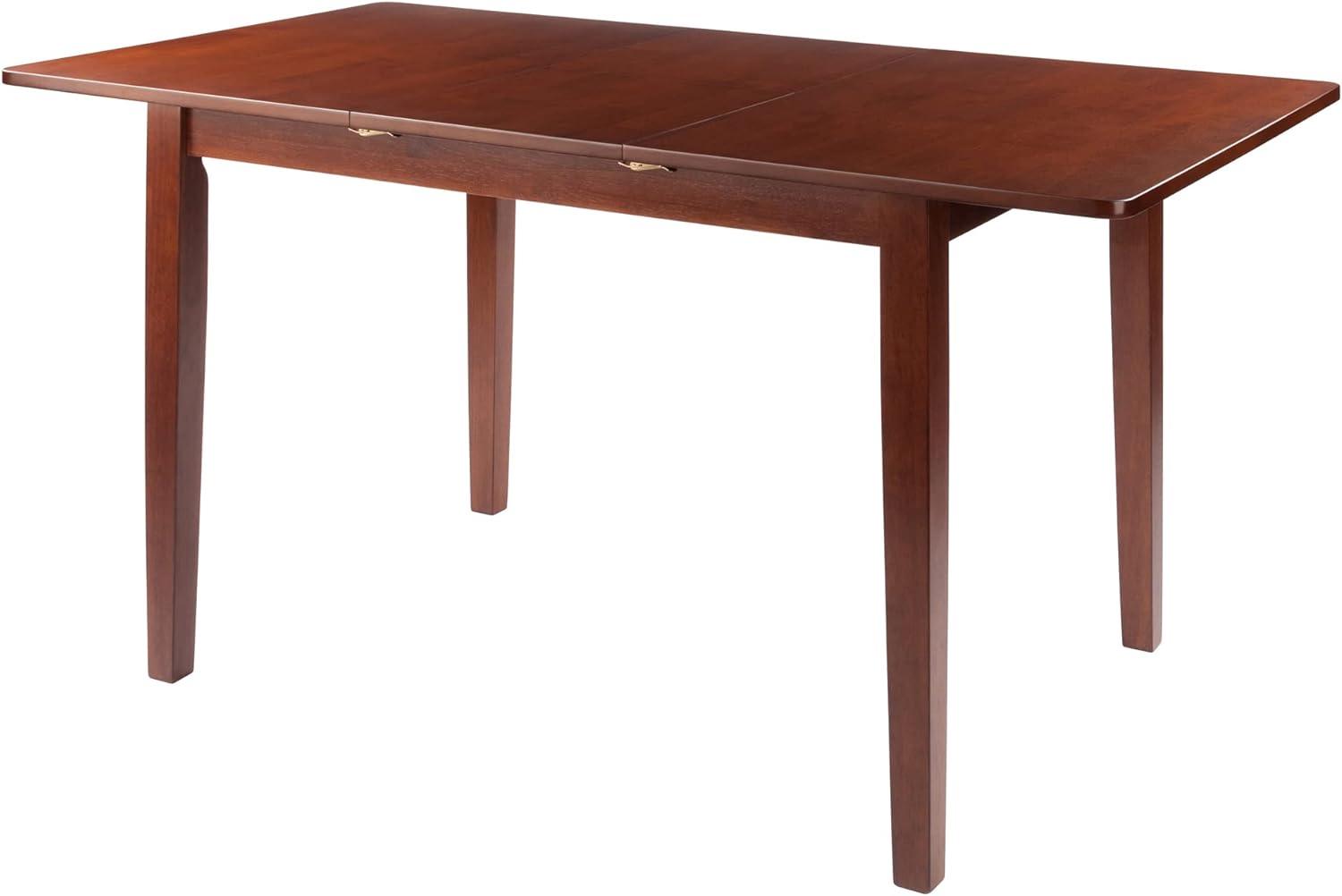 Winsome Transitional Walnut Extendable Dining Table