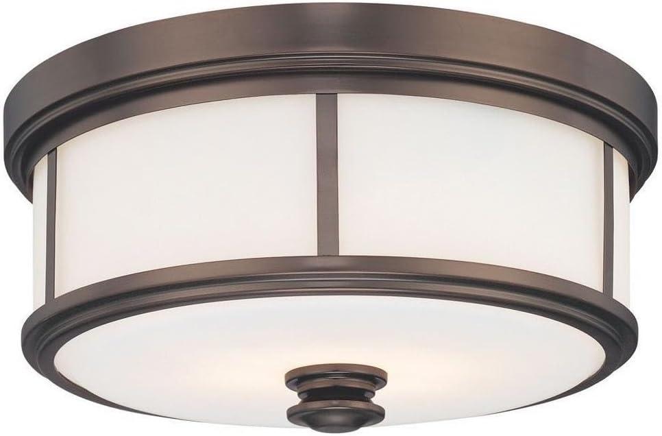 Harvard Court Glass Flush Mount