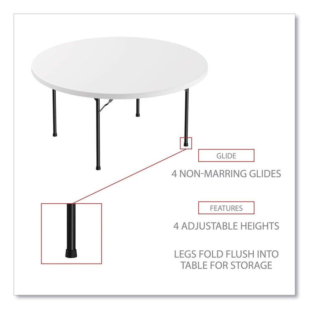 Alera® 60'' Circular Folding Table