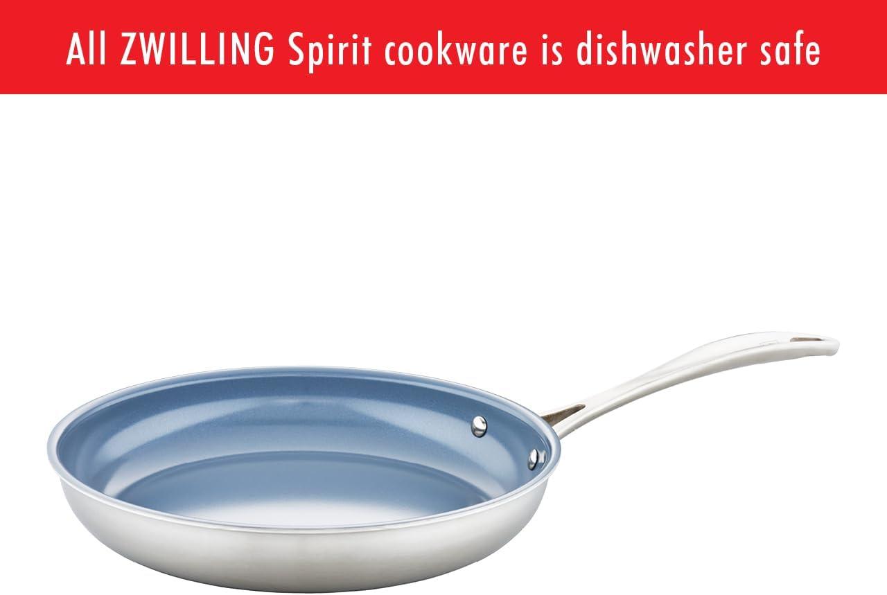 Zwilling Spirit 3-ply 10-piece Stainless Steel Ceramic Nonstick Cookware Set