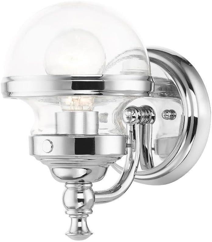 Livex Lighting Oldwick 1 - Light Vanity in  Polished Chrome