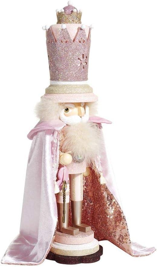 Kurt Adler 19-Inch Hollywood Pink King Nutcracker