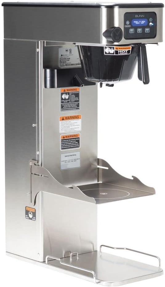 Stainless Steel Dual Volt Programmable Tea and Coffee Brewer with Tray