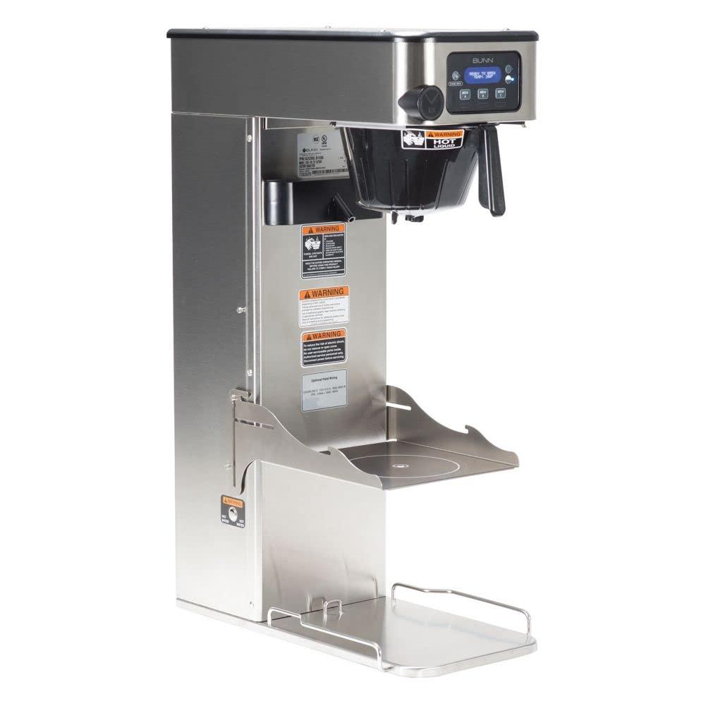 Stainless Steel Dual Volt Programmable Tea and Coffee Brewer with Tray