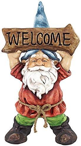 Design Toscano Welcoming Willie Garden Gnome Statue