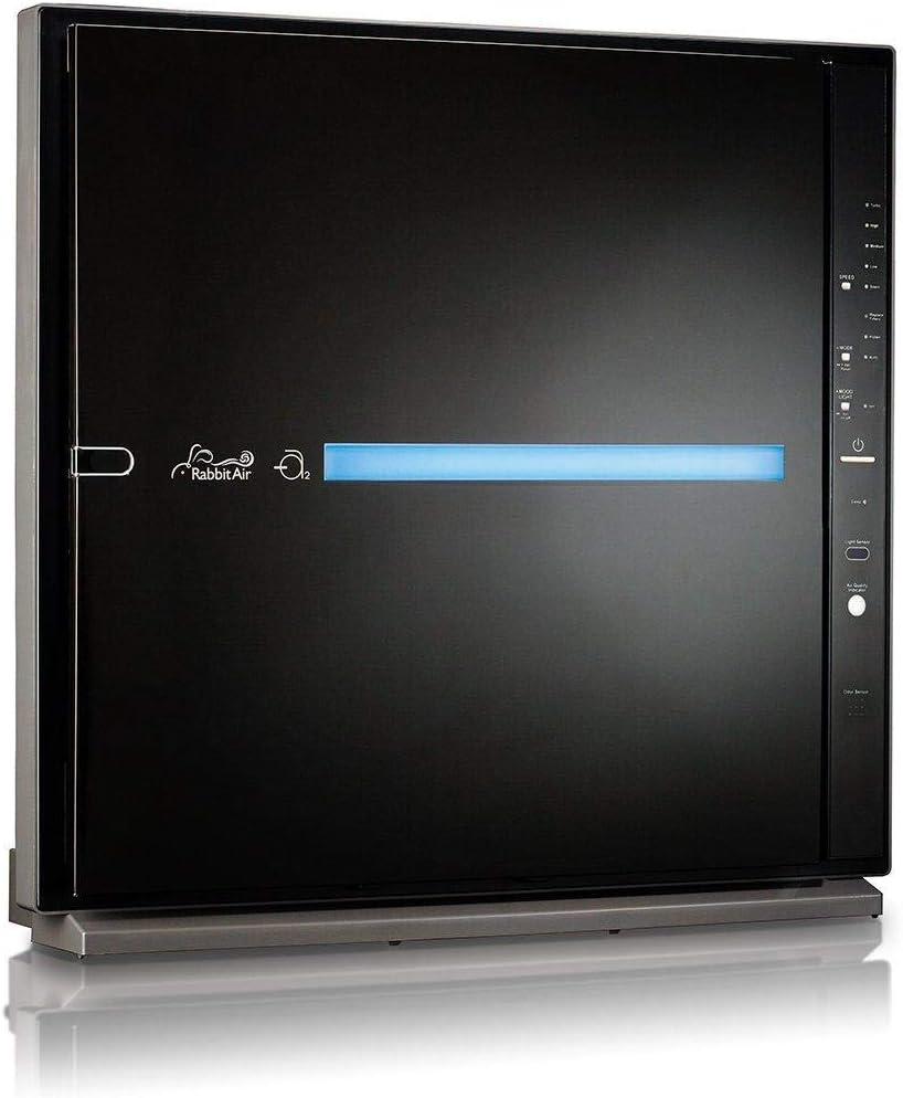 Rabbit Air, MinusA2 Air Purifiers for Home, Ultra Quiet HEPA Air Purifier - Wall Mountable Air Purifiers for Home Large Room, Allergies, Dust, Mold, Smoke & VOCs - (SPA-780N, Black, Pet Allergy, WIFI)