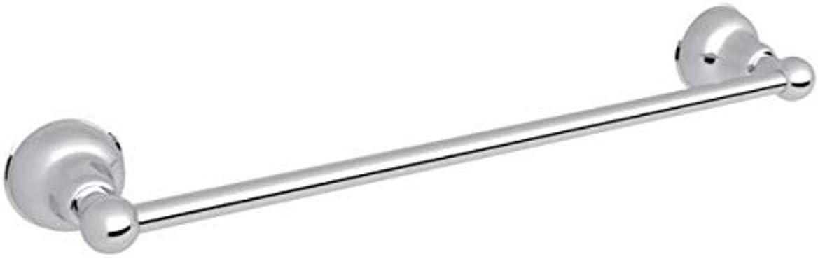 Polished Nickel 24-Inch Wall Mounted Towel Bar