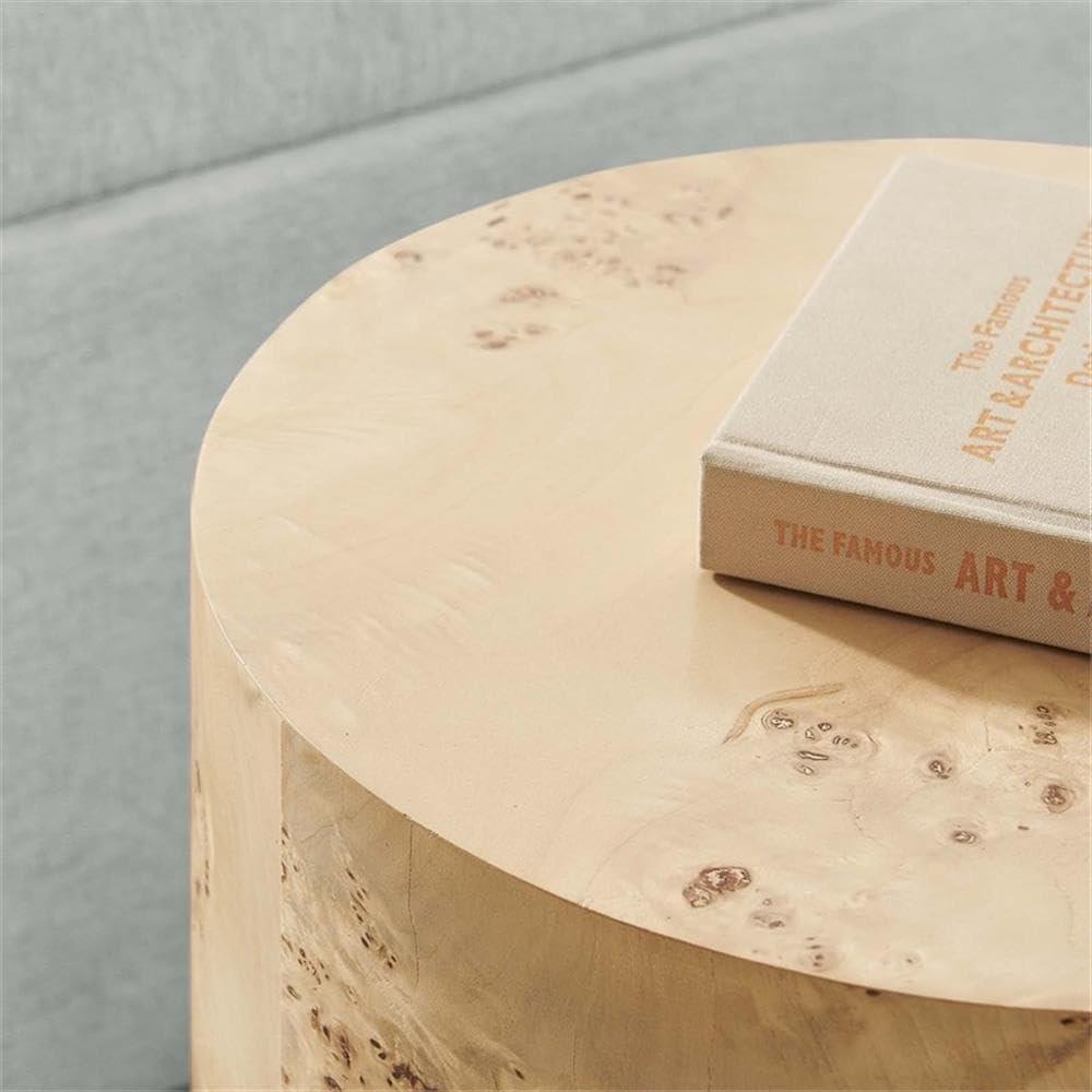 Modway Modway Cosmos 16" Round Burl Wood Side Table