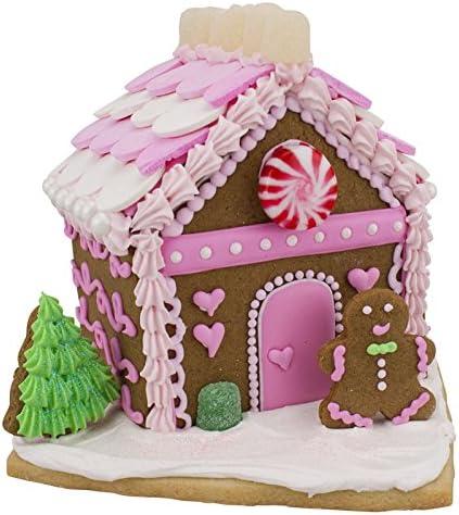 Mini Gingerbread House Set, Two Cookie Cutters with Recipe Card Makes 4-1/2" Tall Gingerbread House by Ann Clark Cookie Cutters