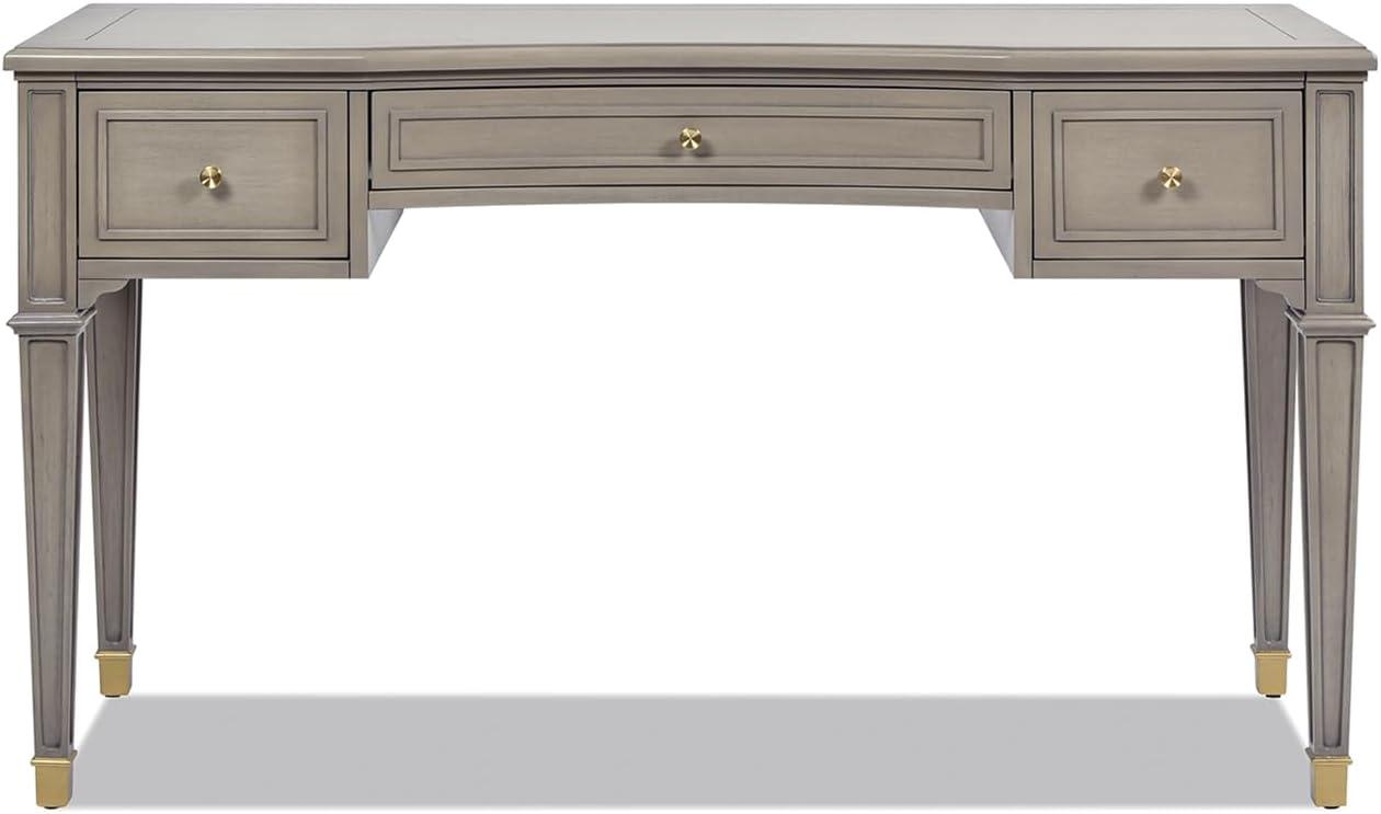 Jennifer Taylor Home Dauphin 55" 3-Drawer Wood Executive Desk