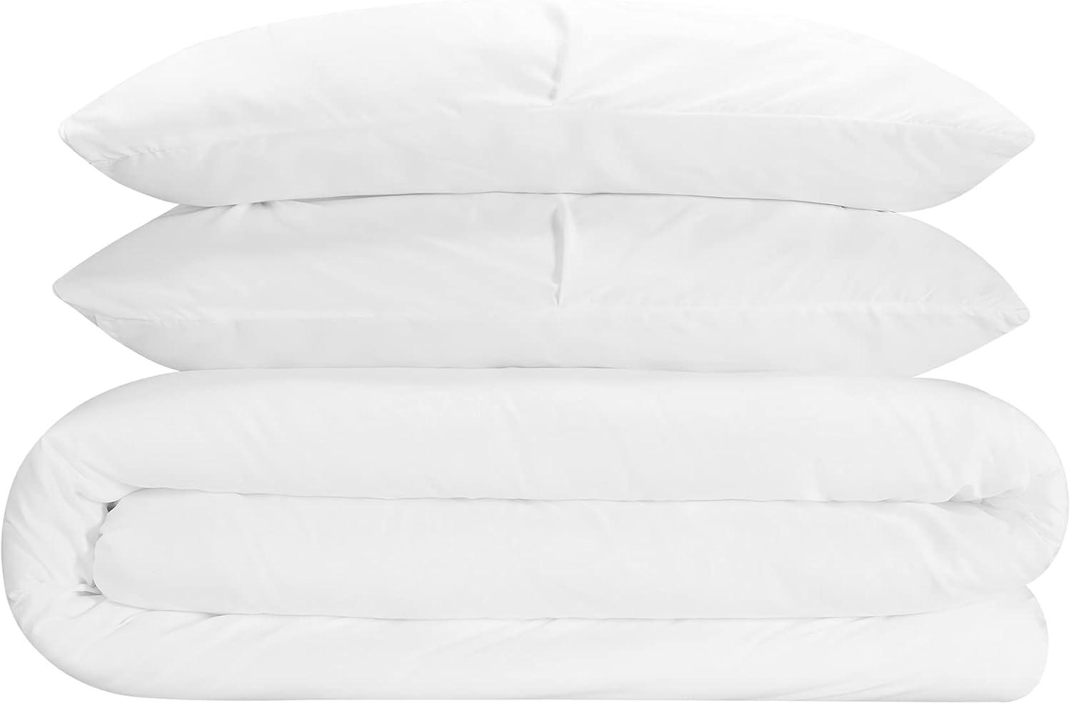 Simply Clean Microfiber 3 Piece Duvet Cover Set