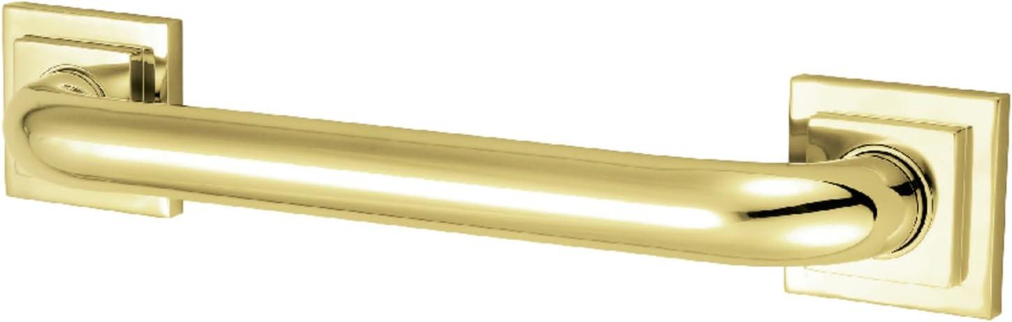 Kingston Brass DR614242 Claremont 24" Grab Bar, 1-1/4" Diameter, Polished Brass