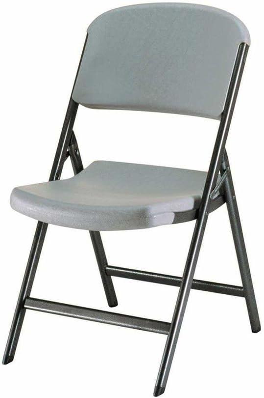 Lifetime Folding Chair, Indoor/Outdoor Commercial, Putty, Adult Sized 4 Pack (80186)