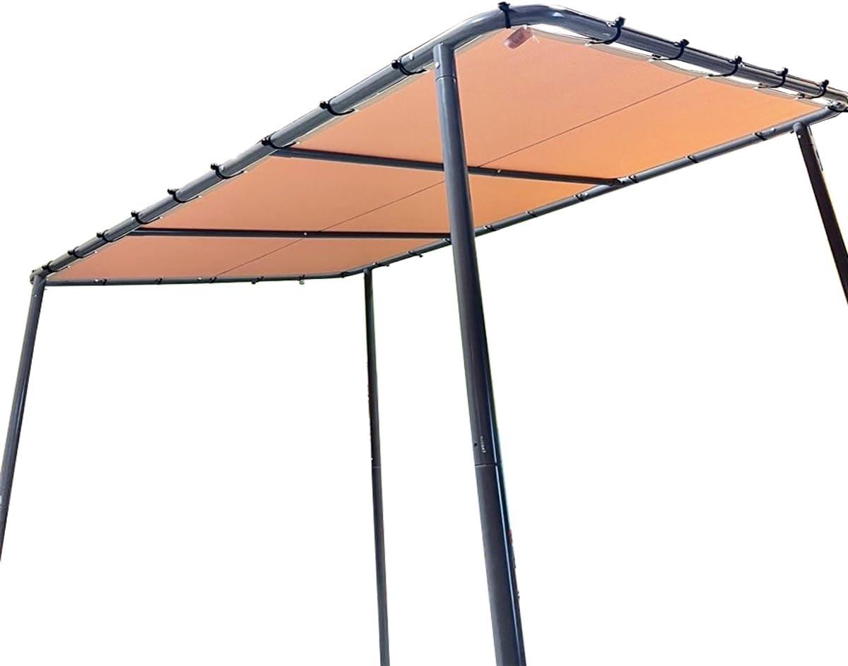 Zhongpeng Replacement Canopy Top Cover Compatible with The Shelter Logic, Backyard Creations Solano Canopy - RipLock 350