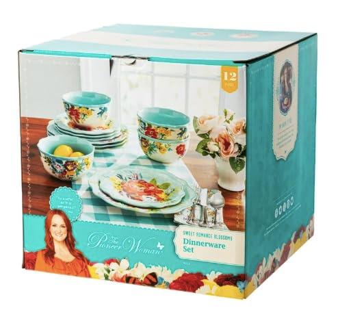 The Pioneer Woman Sweet Romance Blossom 12-Piece Dinnerware Set