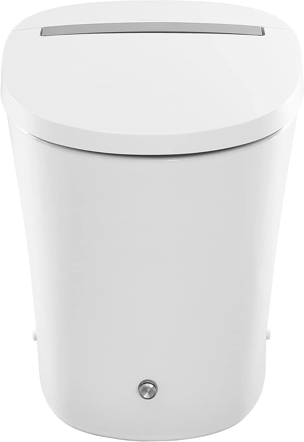 Hugo Smart Tankless Elongated Toilet, Touchless VortexÂ Dual-Flush 1.1/1.6 gpf