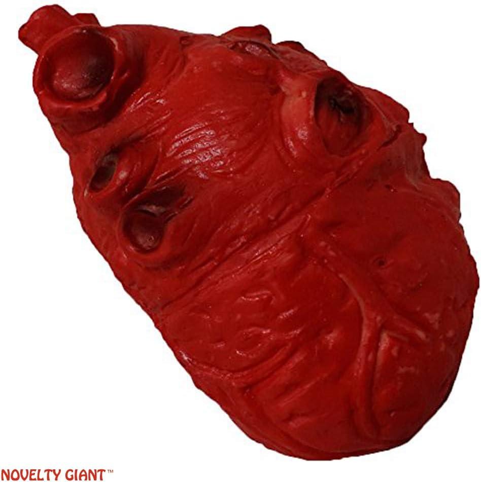 Oversized Red Foam Latex Heart Halloween Wall Prop