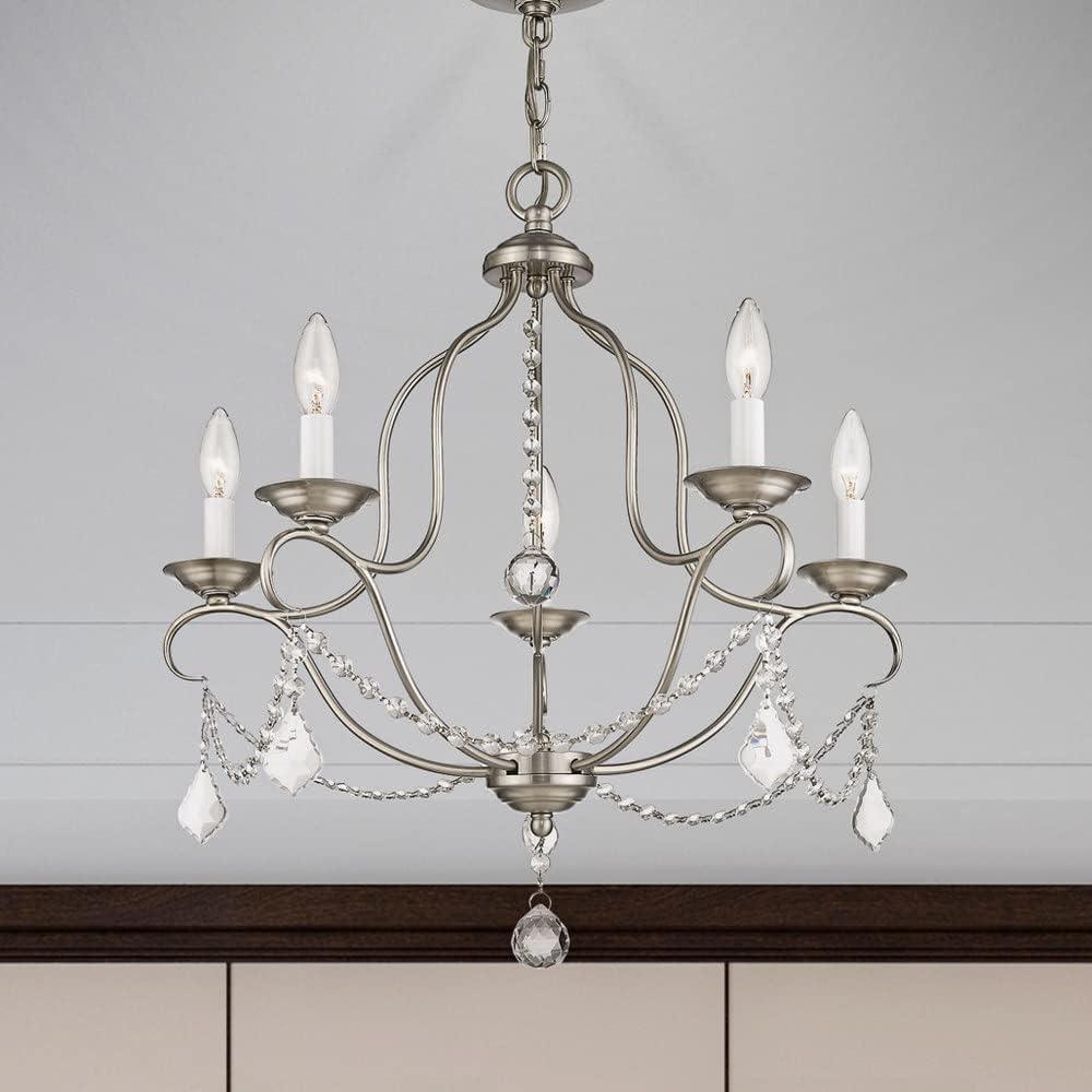 Livex Lighting Chesterfield 5 - Light Chandelier in  Hand Applied Venetian Golden Bronze