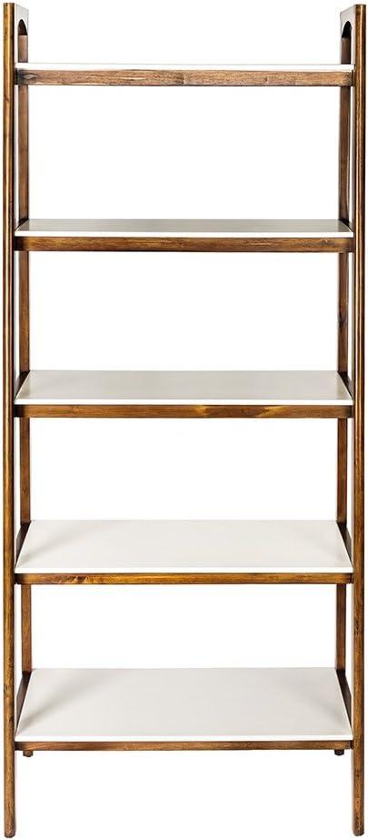 Soho Solid Wood Ladder Bookcase