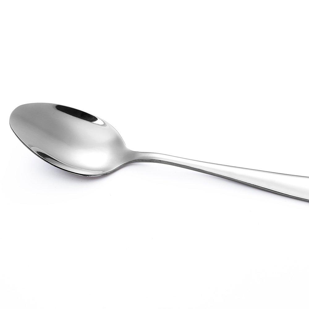 24-Piece Large Stainless Steel Dinner Spoons