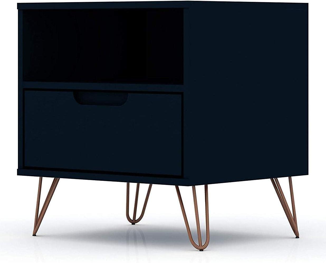 1.0 Rockefeller Nightstand - Manhattan Comfort