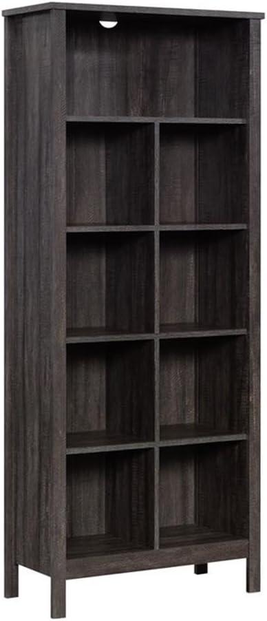 Sauder 65.748" 9 Cube Storage Vertical Bookcase Blade Walnut