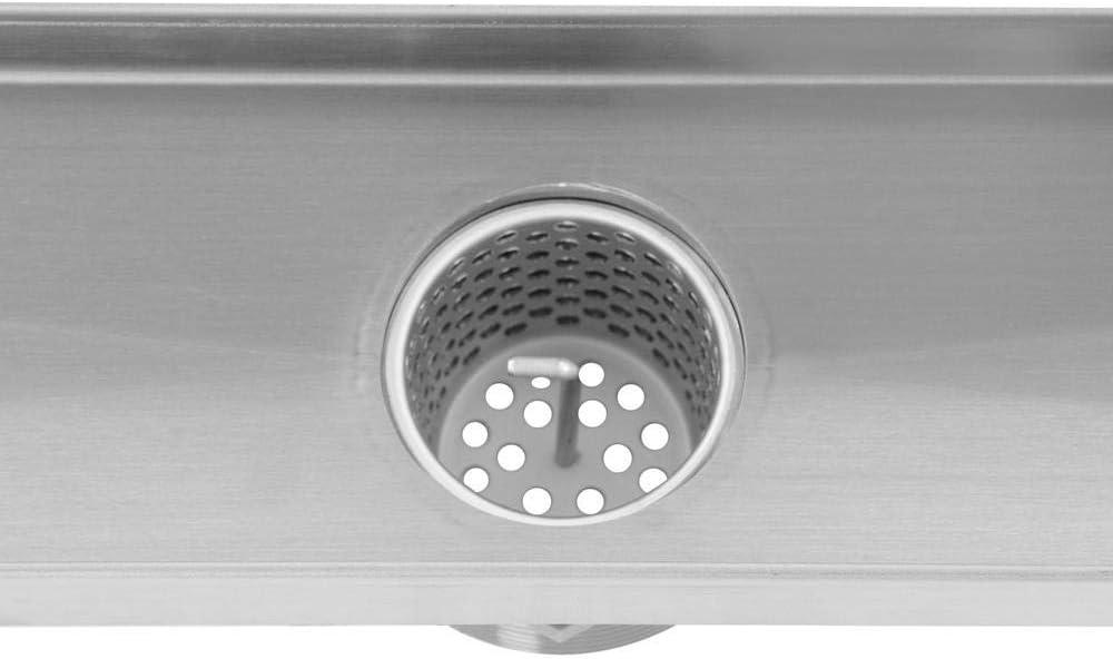 Stainless Steel Linear Shower Drain Tile-in Grate