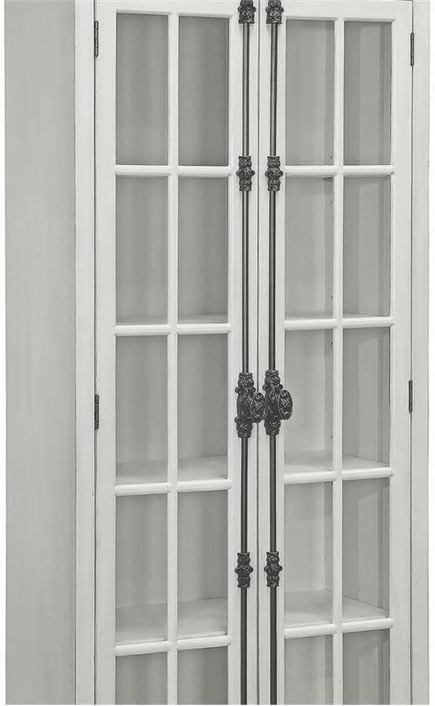 Toni 2-door Tall Cabinet Antique White