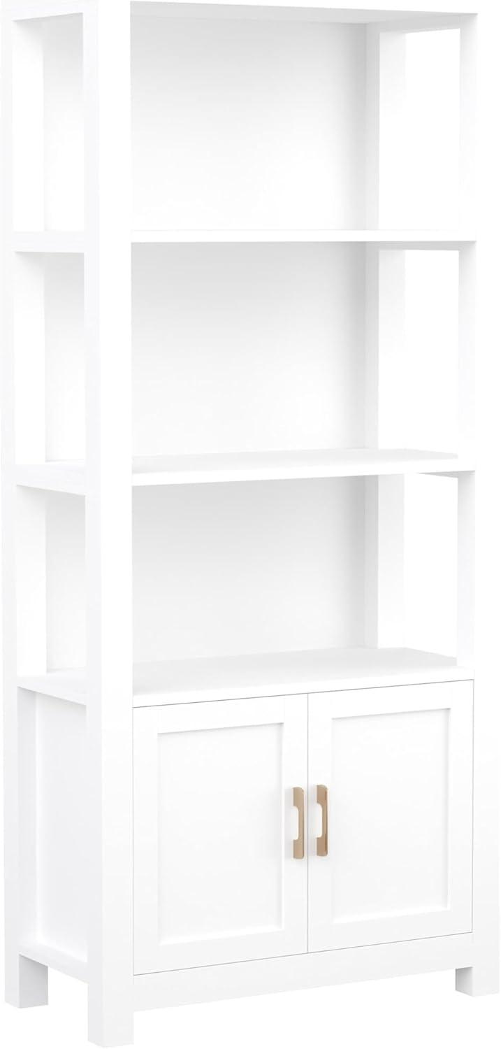 Martha Stewart Teague Martha Stewart 68" Shaker Bookcase with Storage Cabinet