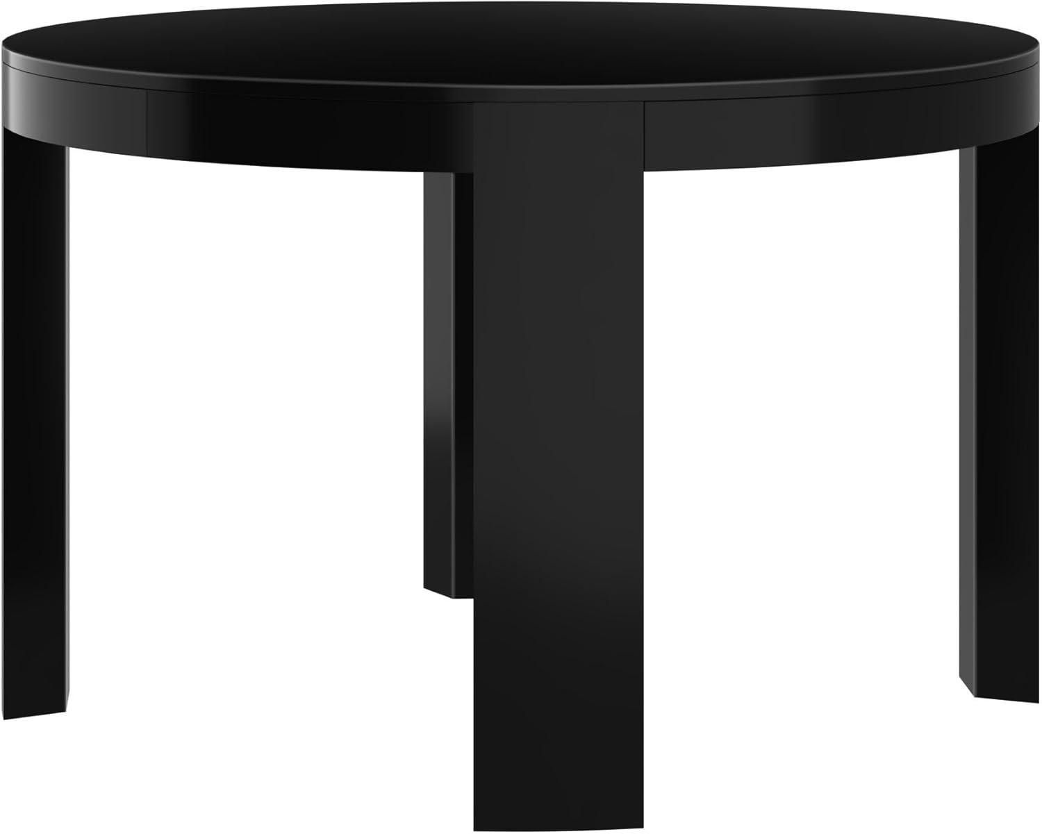 Plank+ Beam Modern Rounded Round Dining Table