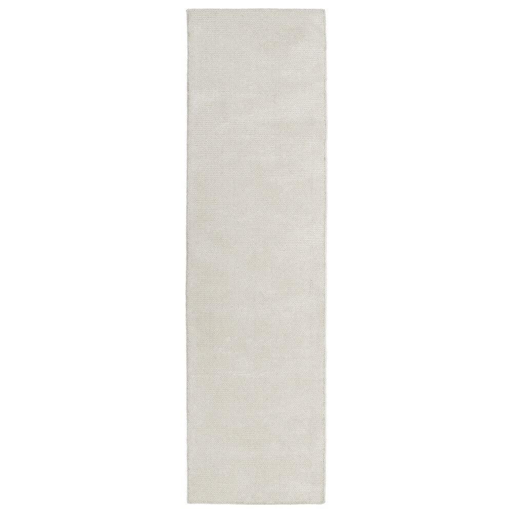 Carbon Dark Grey Handmade Wool and Viscose Rug 2' x 3'