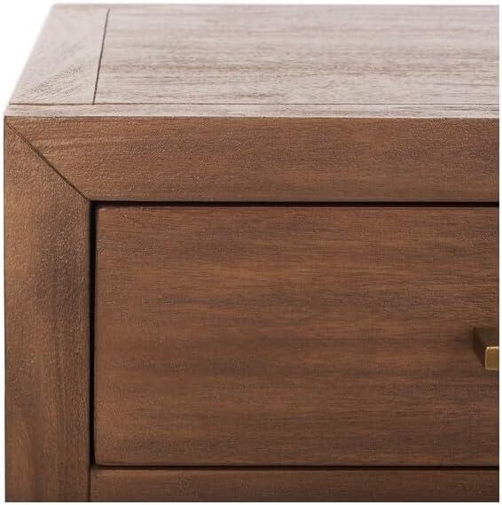 SAFAVIEH Couture Ariella Modern Nightstand with 3 Drawers, Brown